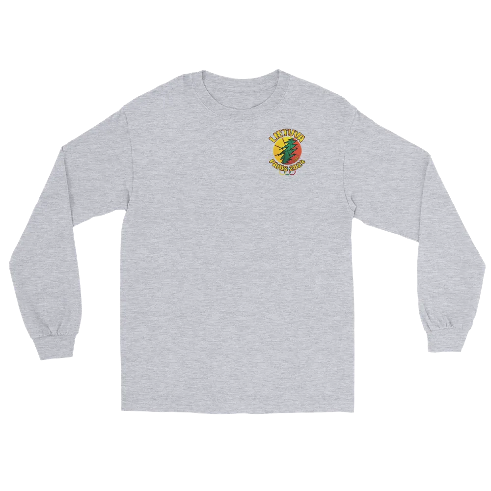 Lietuva Paris 2024 (LC) - Europe-Based Men's Classic Fit Cotton Long Sleeve T