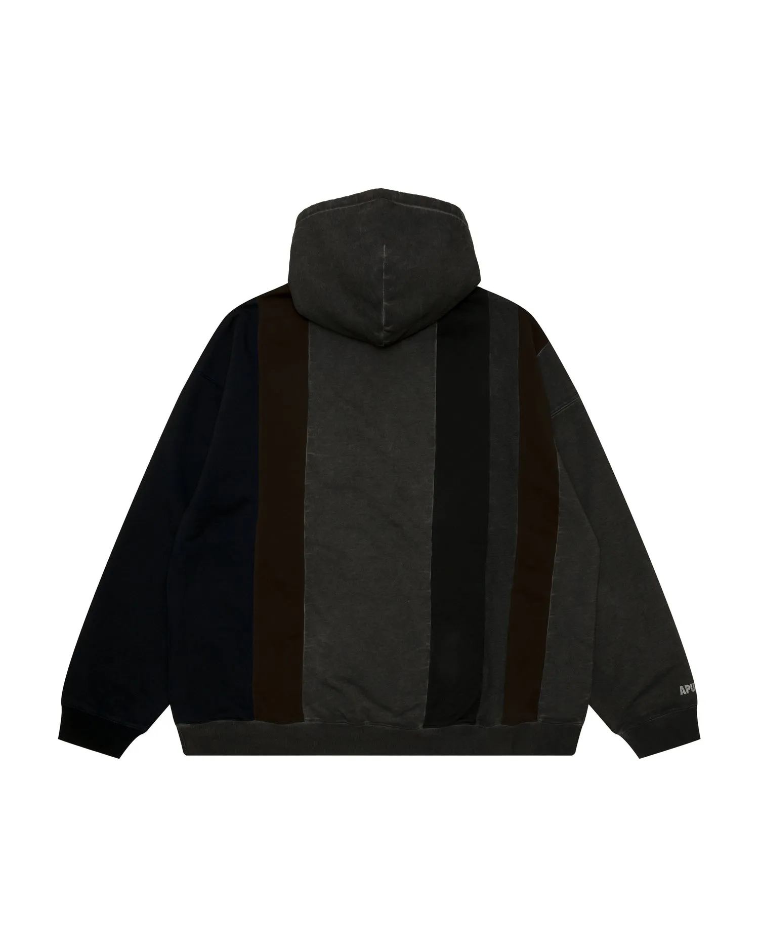 Logo patchwork hoodie