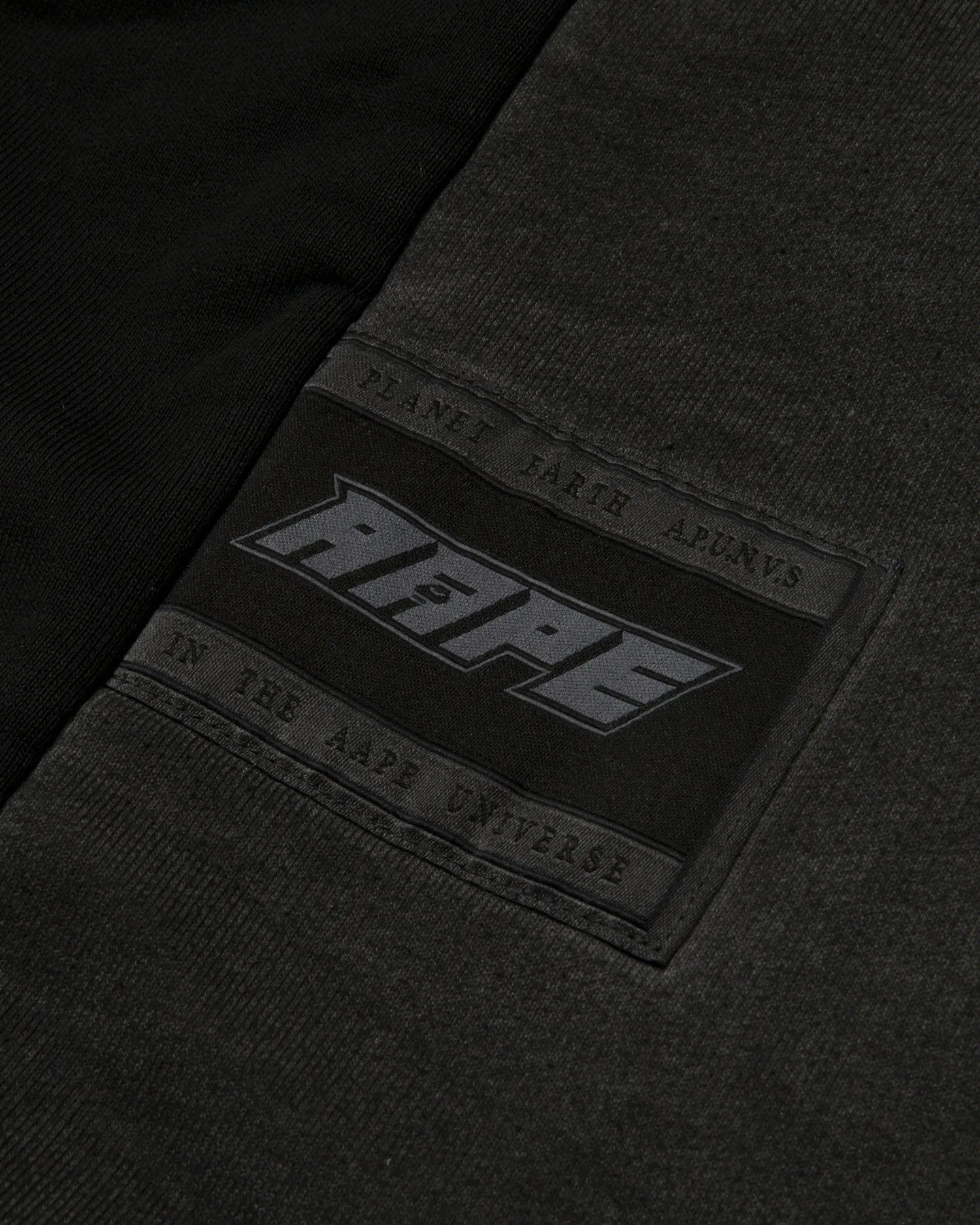 Logo patchwork hoodie