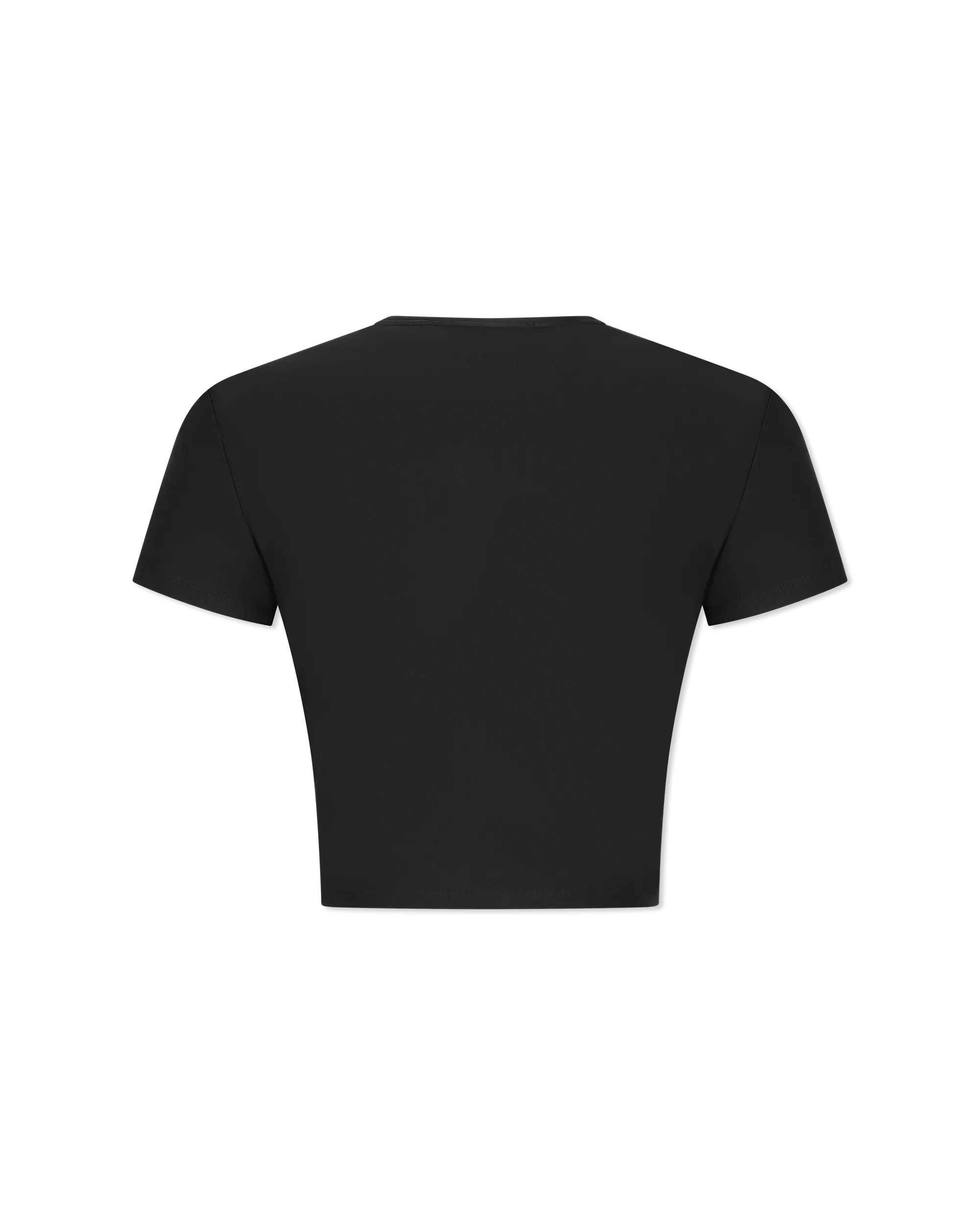 Logo Print Cropped T-Shirt