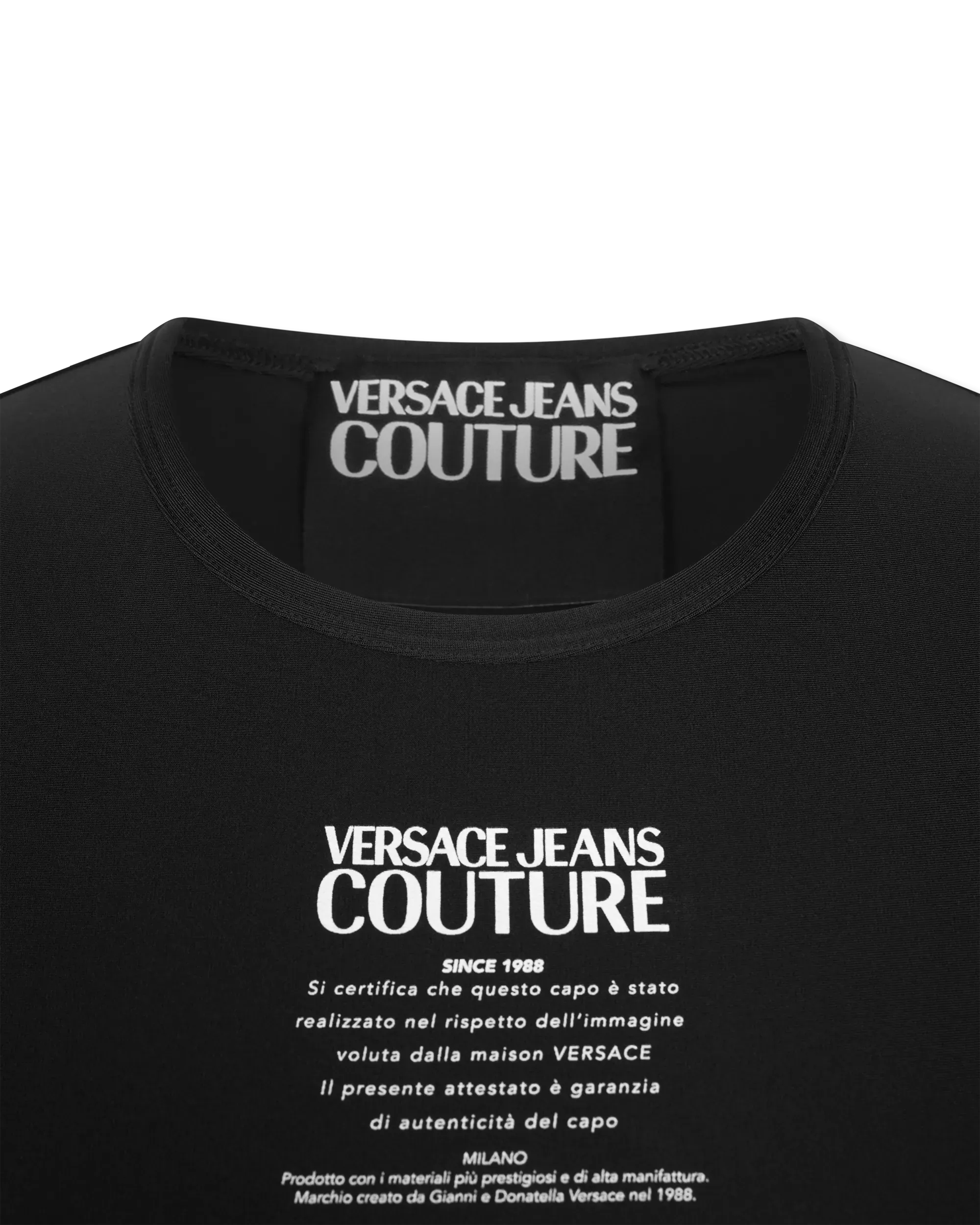 Logo Print Cropped T-Shirt