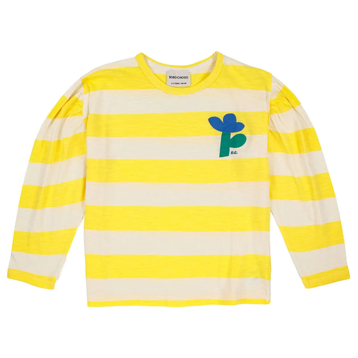 Long Gathered Sleeve T-Shirt - Langarm Gerafft aus 100% Bio Baumwolle
