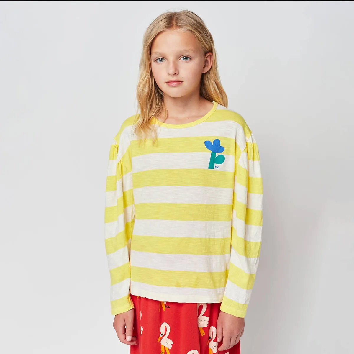 Long Gathered Sleeve T-Shirt - Langarm Gerafft aus 100% Bio Baumwolle