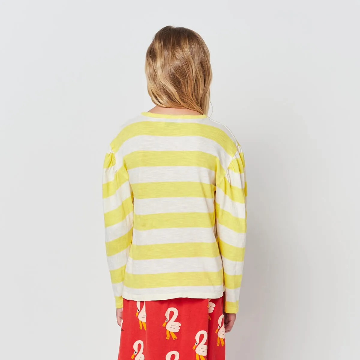 Long Gathered Sleeve T-Shirt - Langarm Gerafft aus 100% Bio Baumwolle