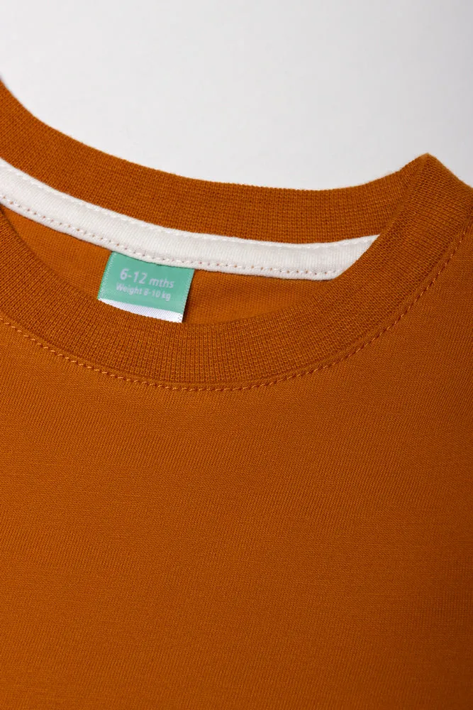 Long Sleeve T-Shirt Brown
