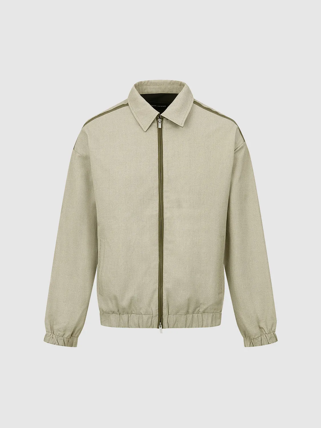 Loose Drawstring Hem Jackets