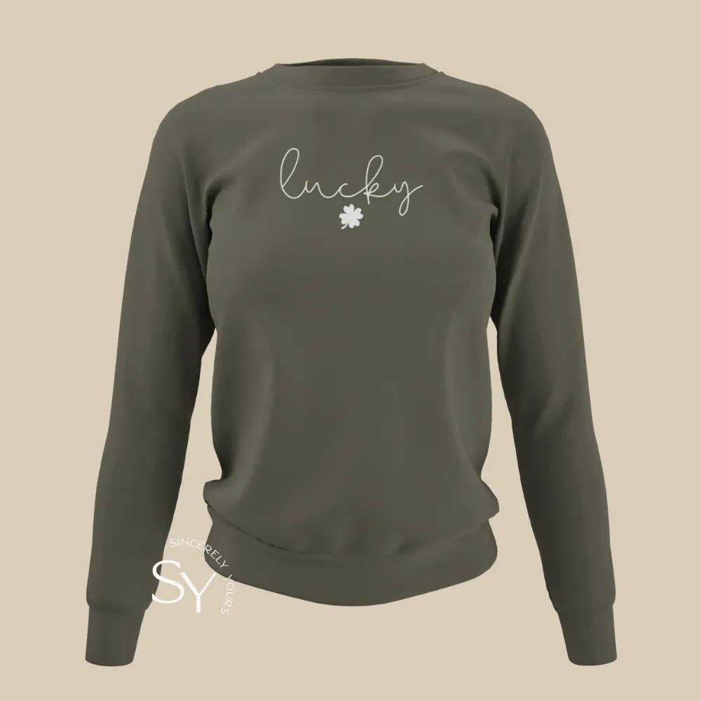 Lucky Four Leaf Clover Sweatshirt