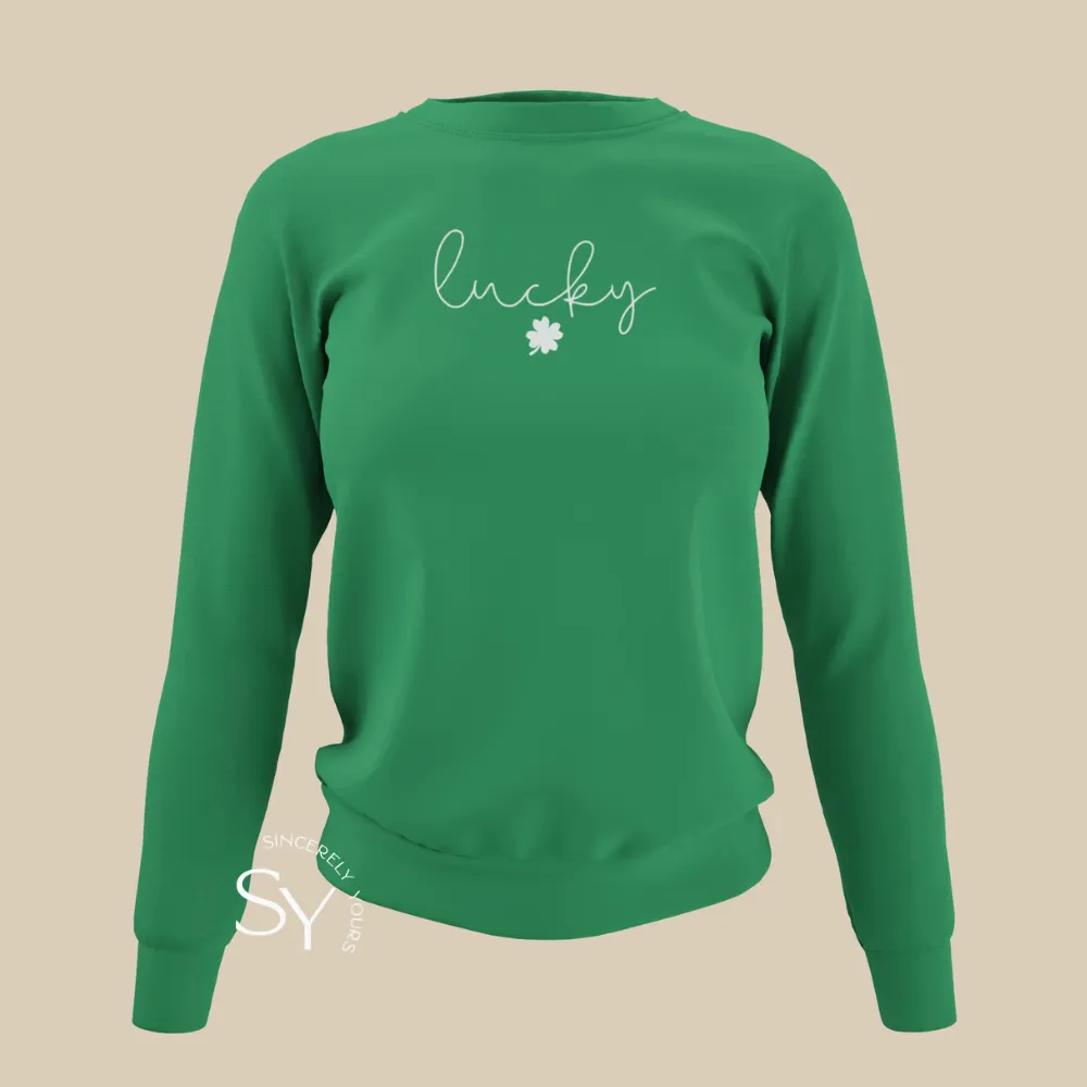 Lucky Four Leaf Clover Sweatshirt