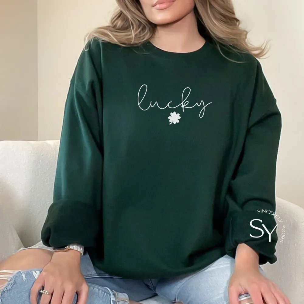 Lucky Four Leaf Clover Sweatshirt