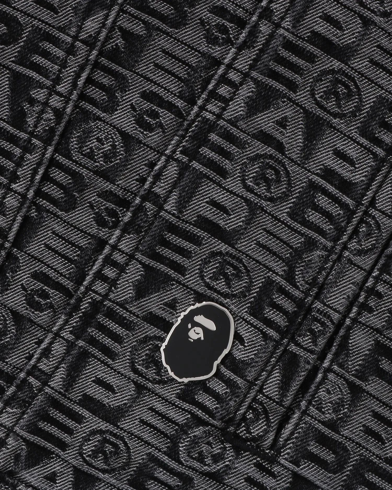 Lux Sport Pattern Jacquard 13oz Denim Trucker Jacket