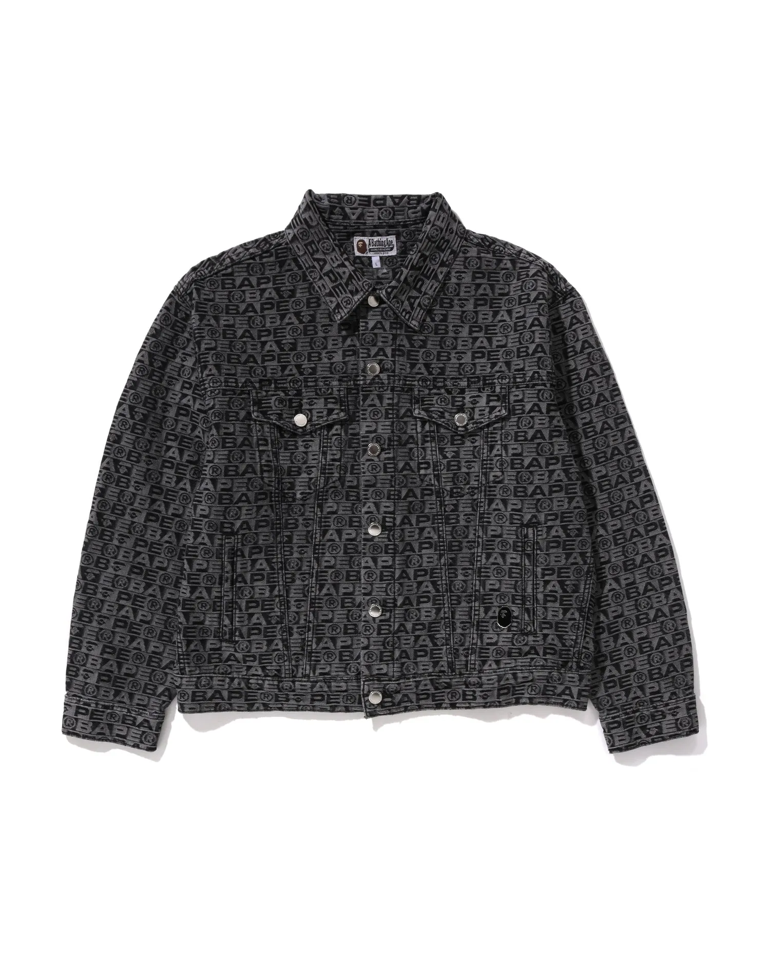 Lux Sport Pattern Jacquard 13oz Denim Trucker Jacket