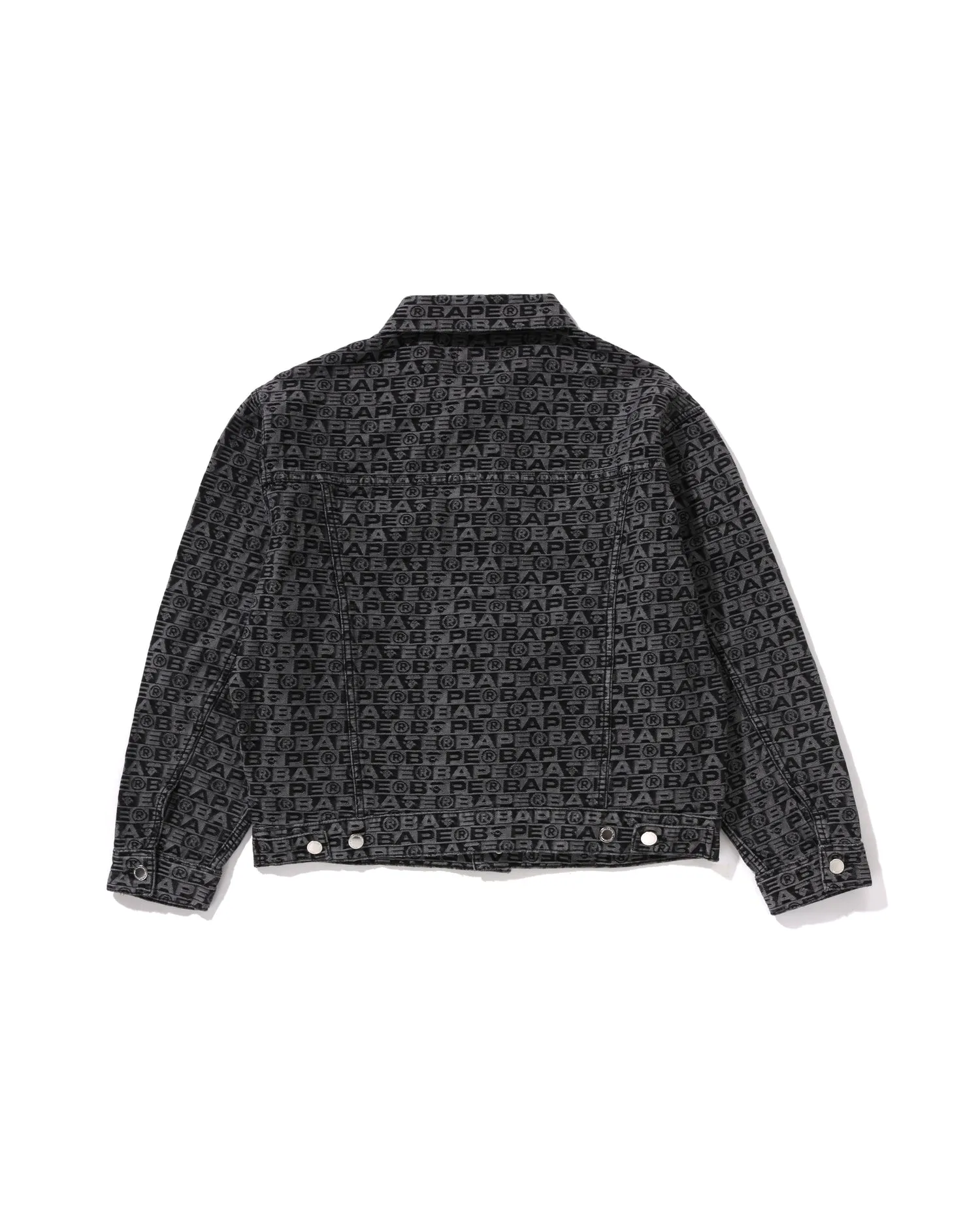 Lux Sport Pattern Jacquard 13oz Denim Trucker Jacket