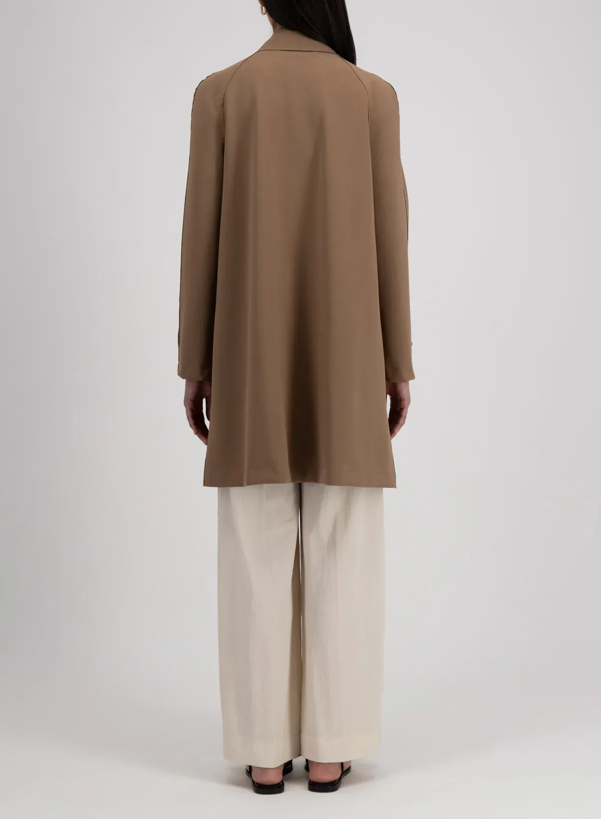 Mac Coat Scuba - Tobacco