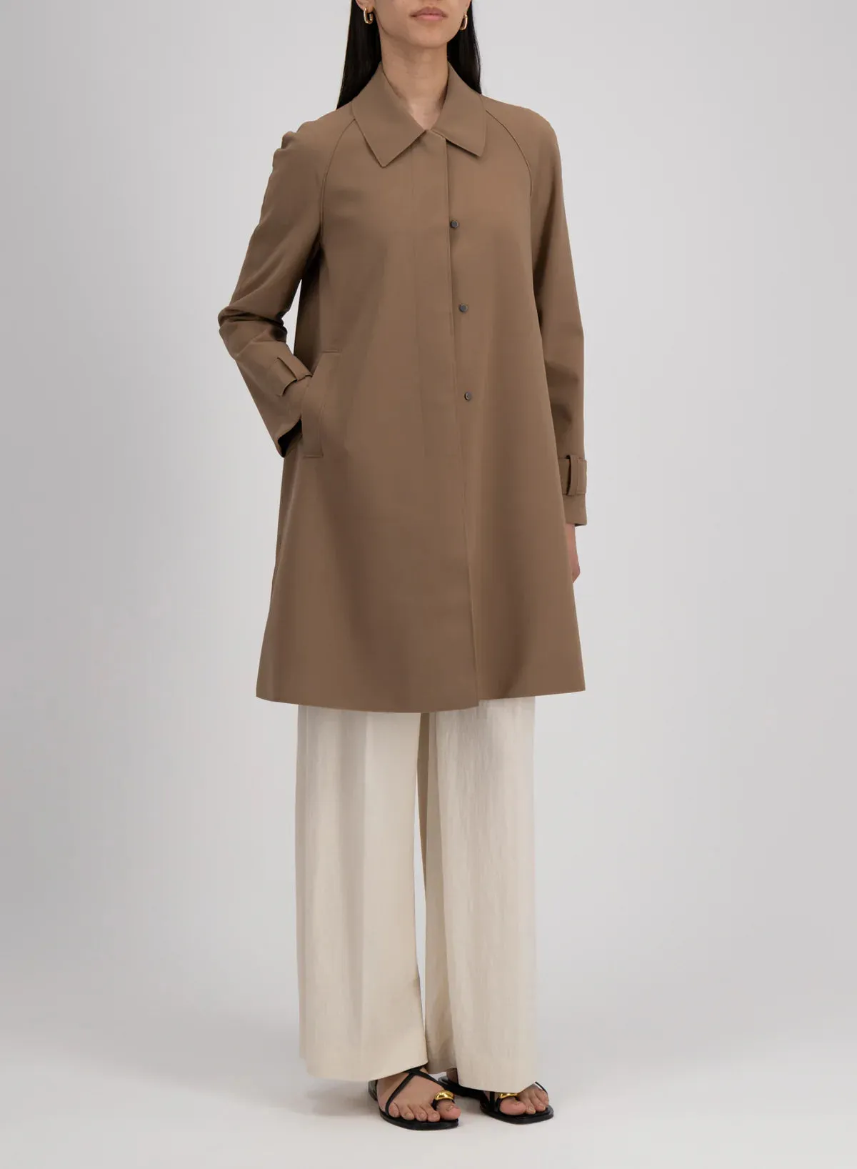 Mac Coat Scuba - Tobacco