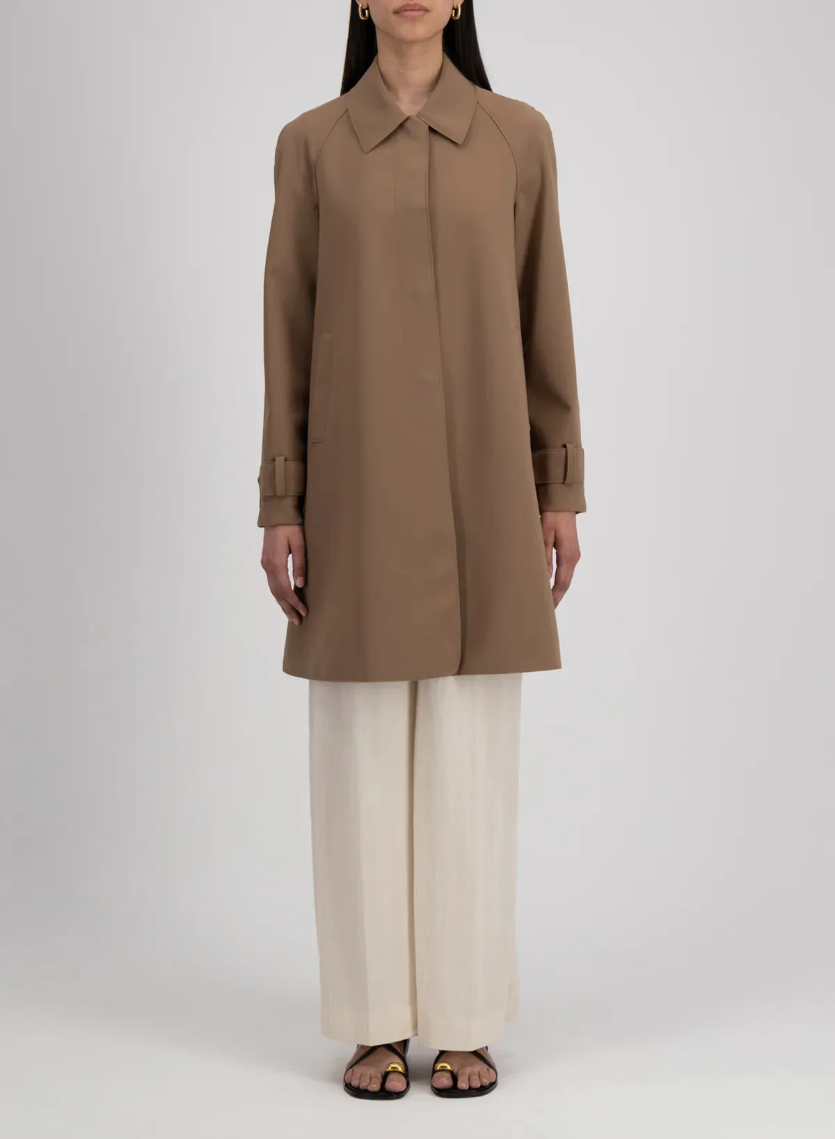 Mac Coat Scuba - Tobacco