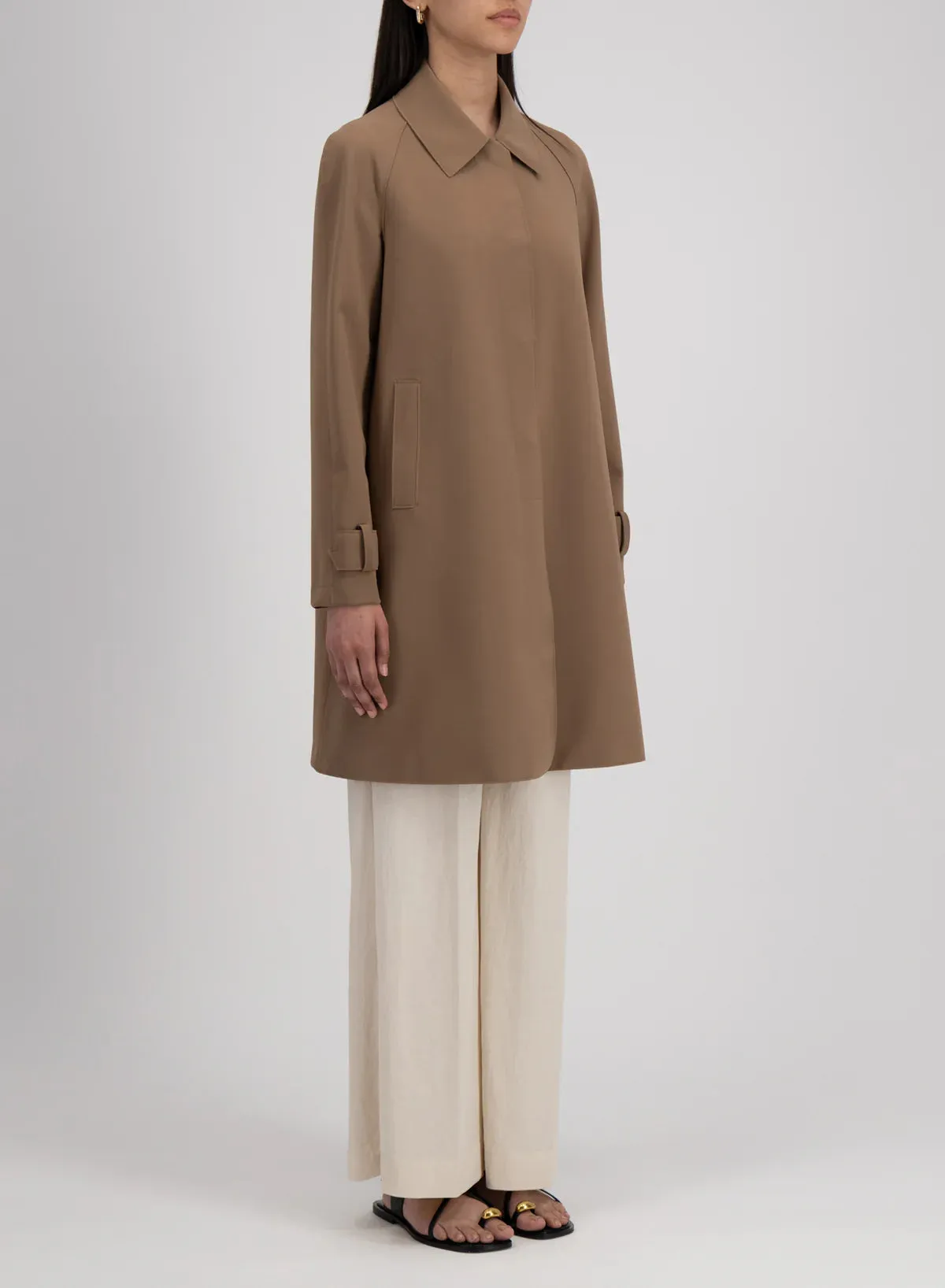 Mac Coat Scuba - Tobacco