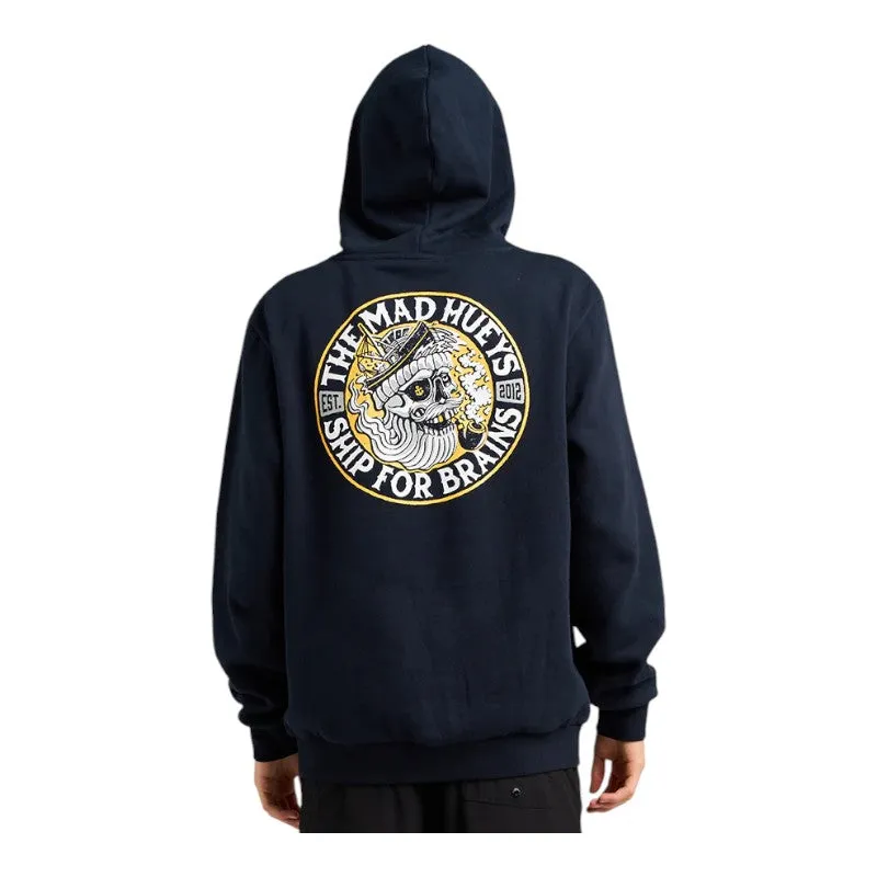 Mad Hueys Ship For Brains Hoodie - Navy