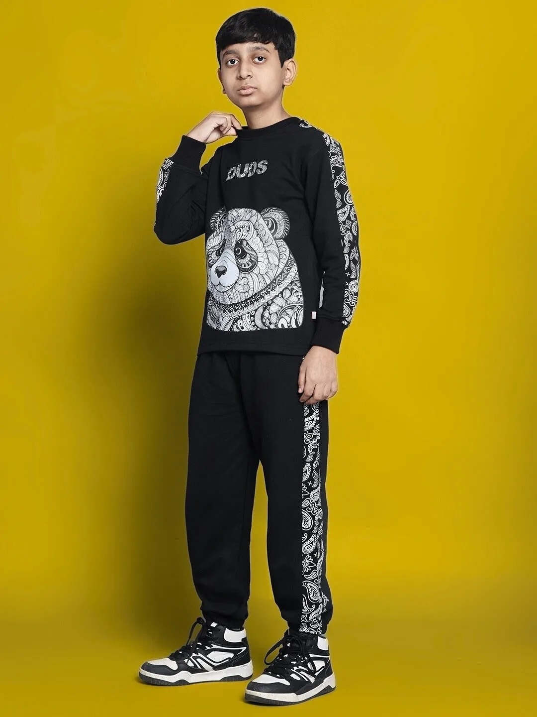 MASHA JOGGERS FOR BOYS & GIRLS (BLACK)