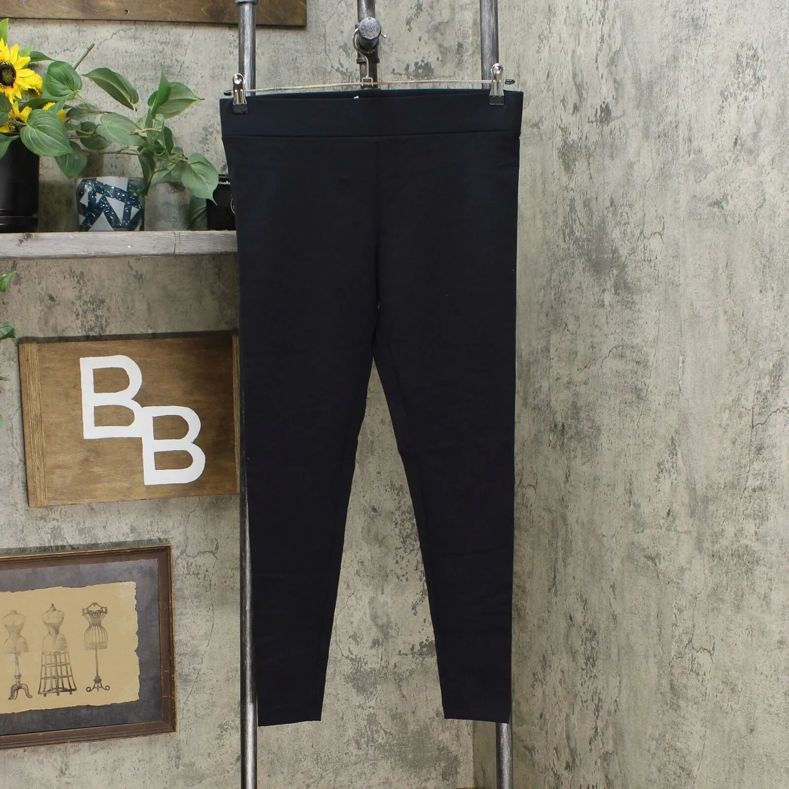 Matty M Women's Wide Waistband Wear Everywhere Leggings