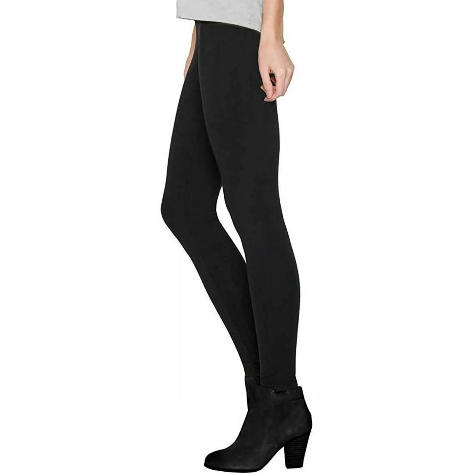 Matty M Women's Wide Waistband Wear Everywhere Leggings