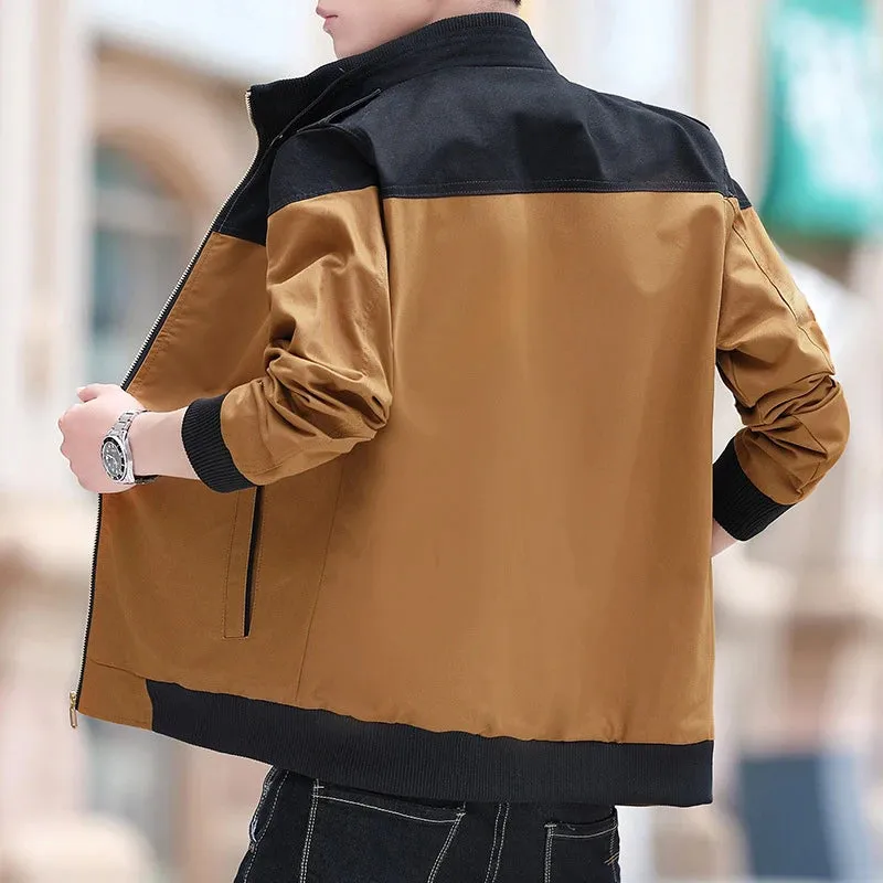 Men's Bomber Outwear Fleece Warm Fashion Jackets