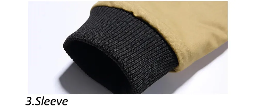 Men's Bomber Outwear Fleece Warm Fashion Jackets