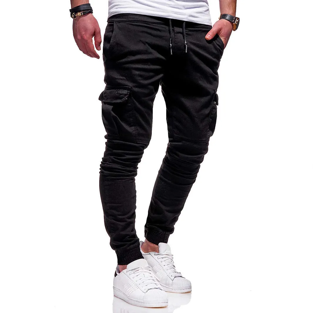 Men's Cargo Joggers with Pockets