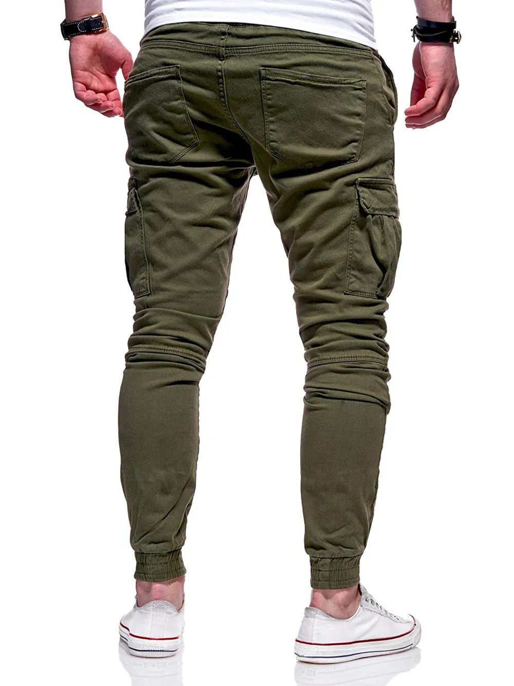 Men's Cargo Joggers with Pockets