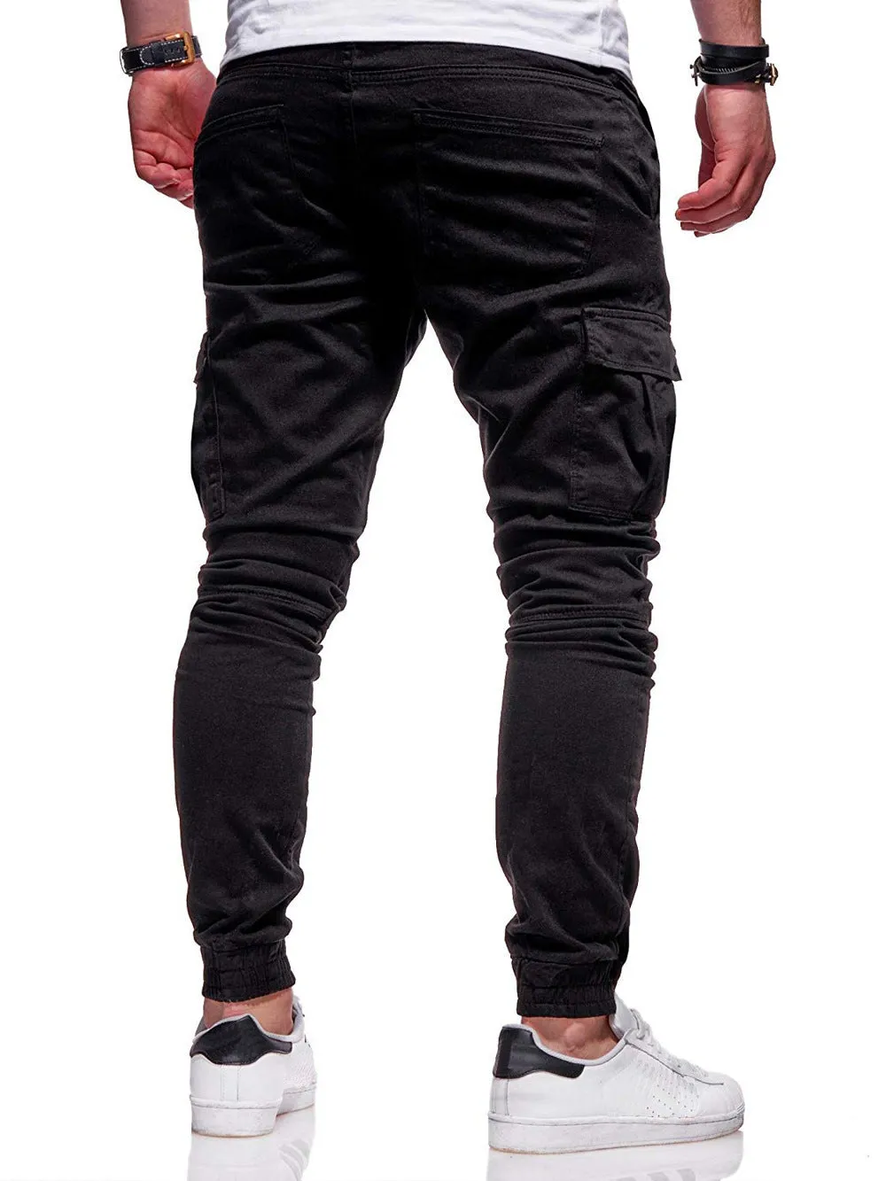 Men's Cargo Joggers with Pockets