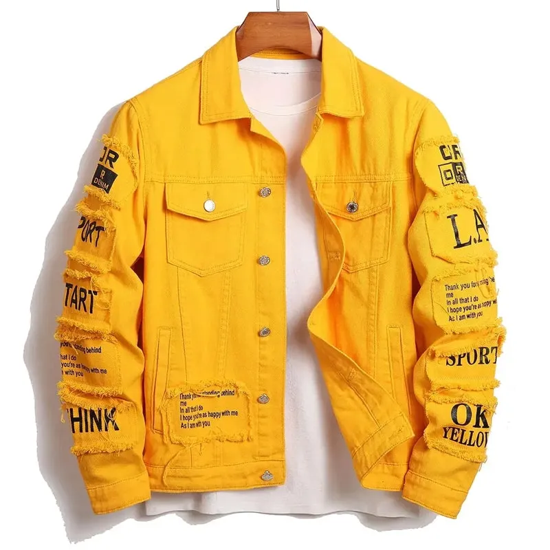 Men's Denim Jacket Jeans Clothing