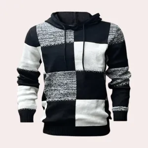Men's Greco Modern Patchwork Hoodie