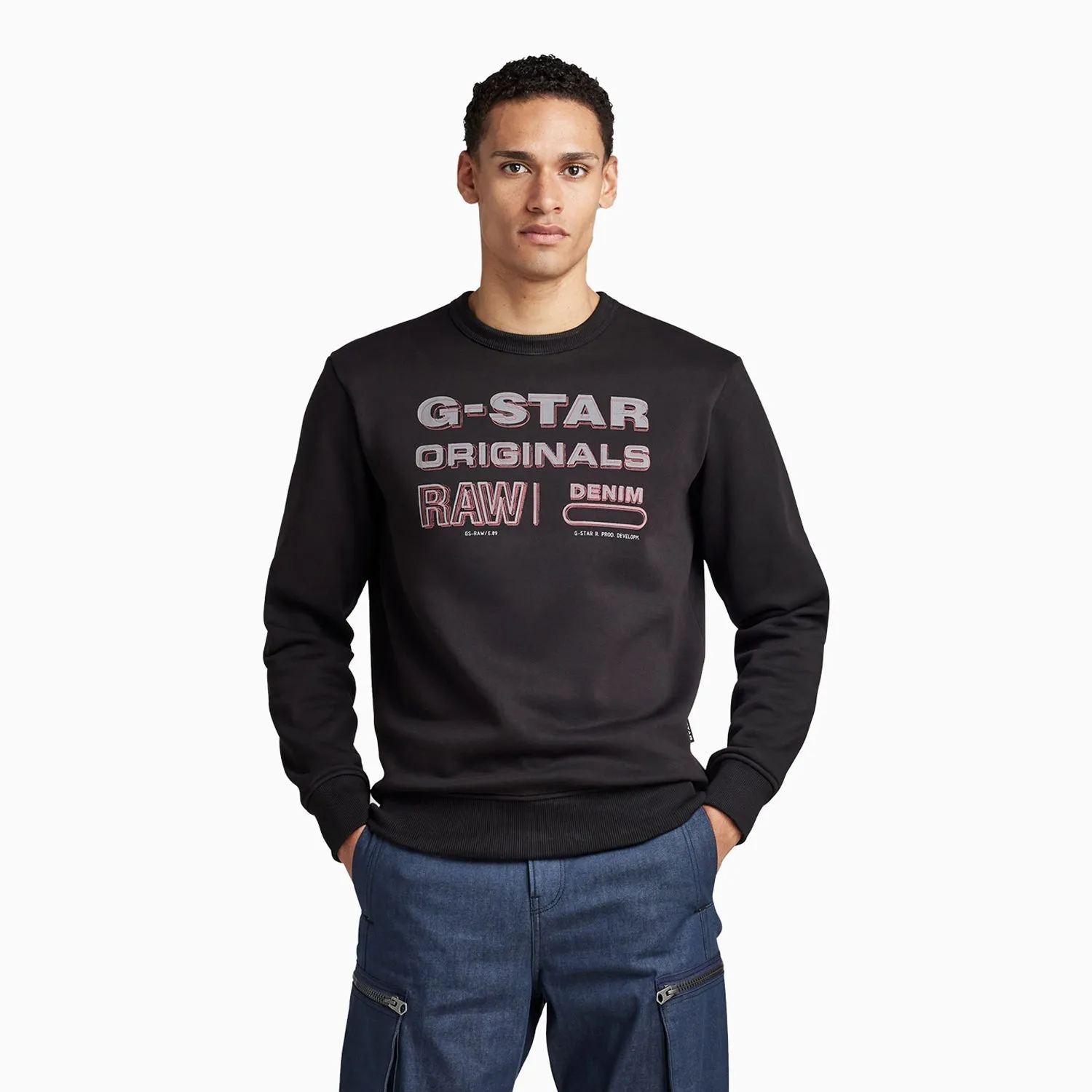Men's Originals Stamp R Crew Neck Sweatshirt