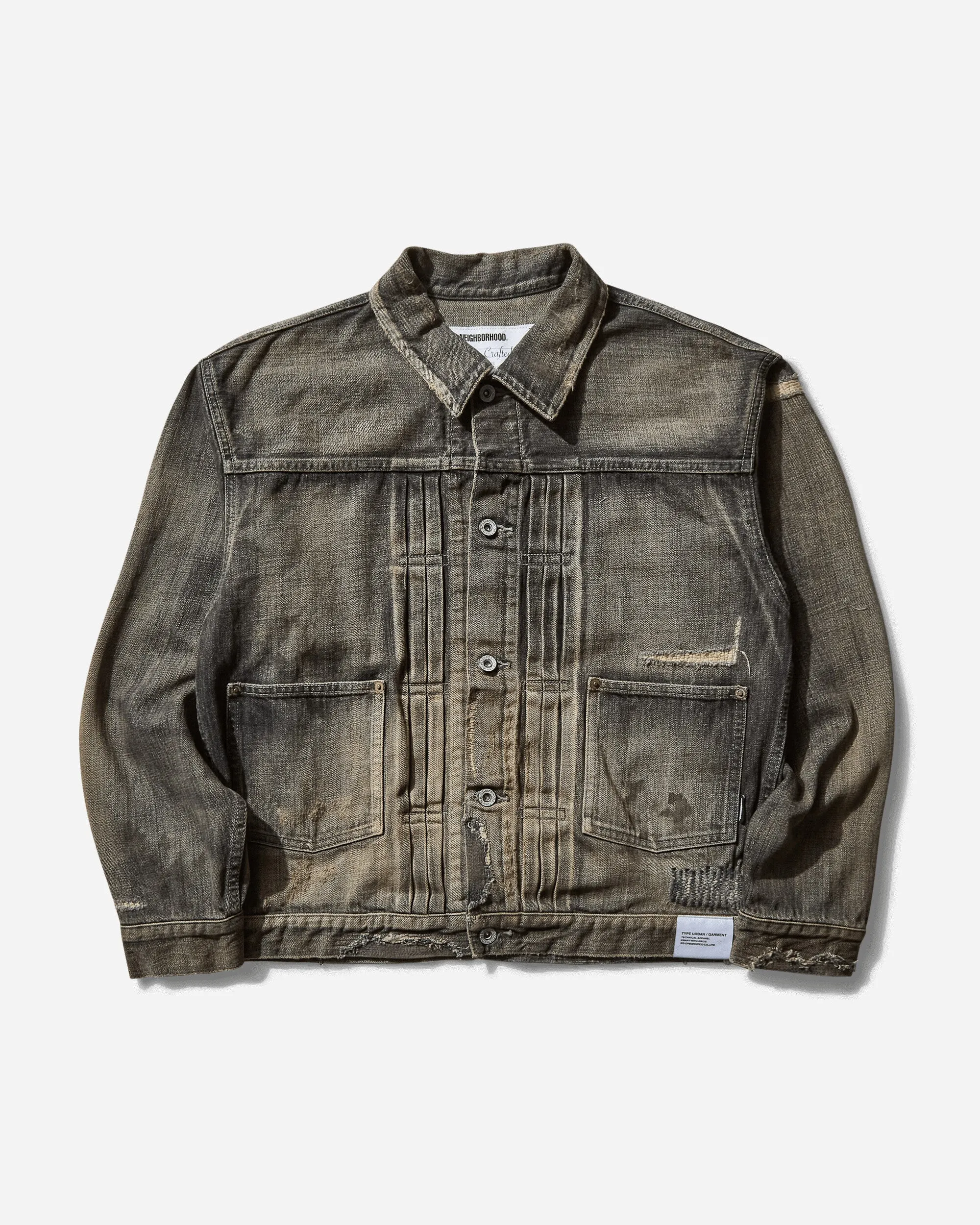 Men's Savage Denim Type-1 Jacket Mod Black