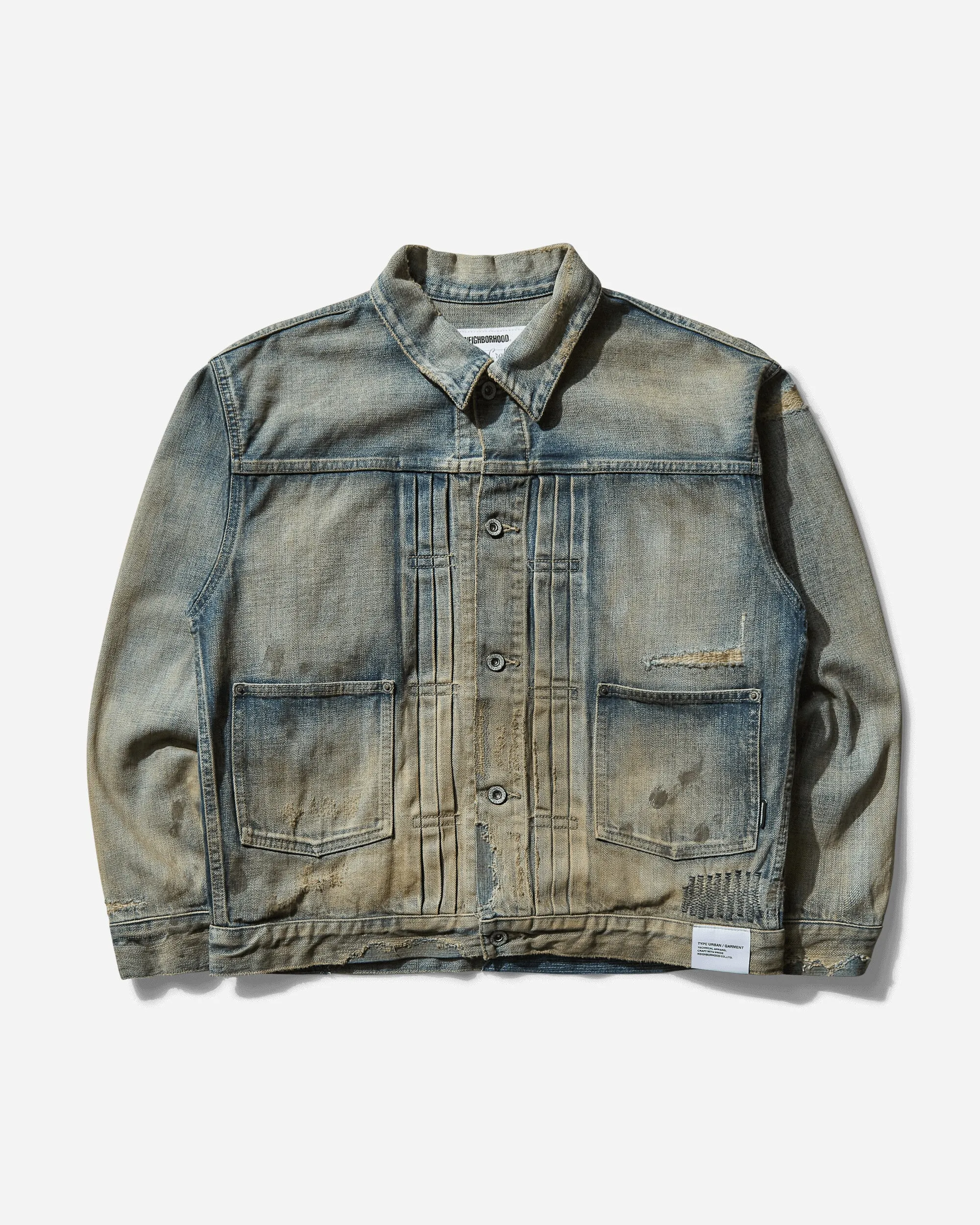 Men's Savage Denim Type-1 Jacket Mod Indigo