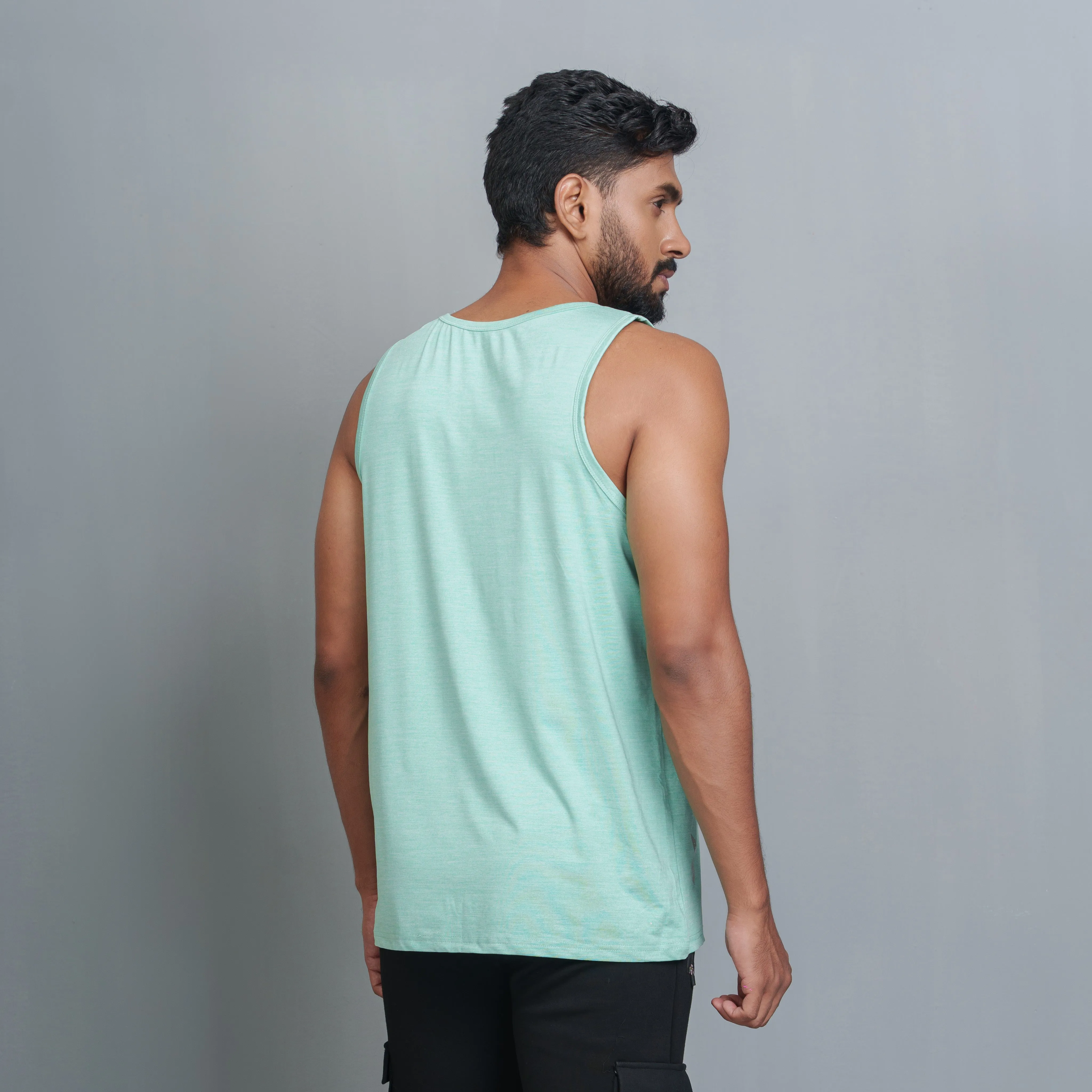 Mens Tank Top- Sea Green