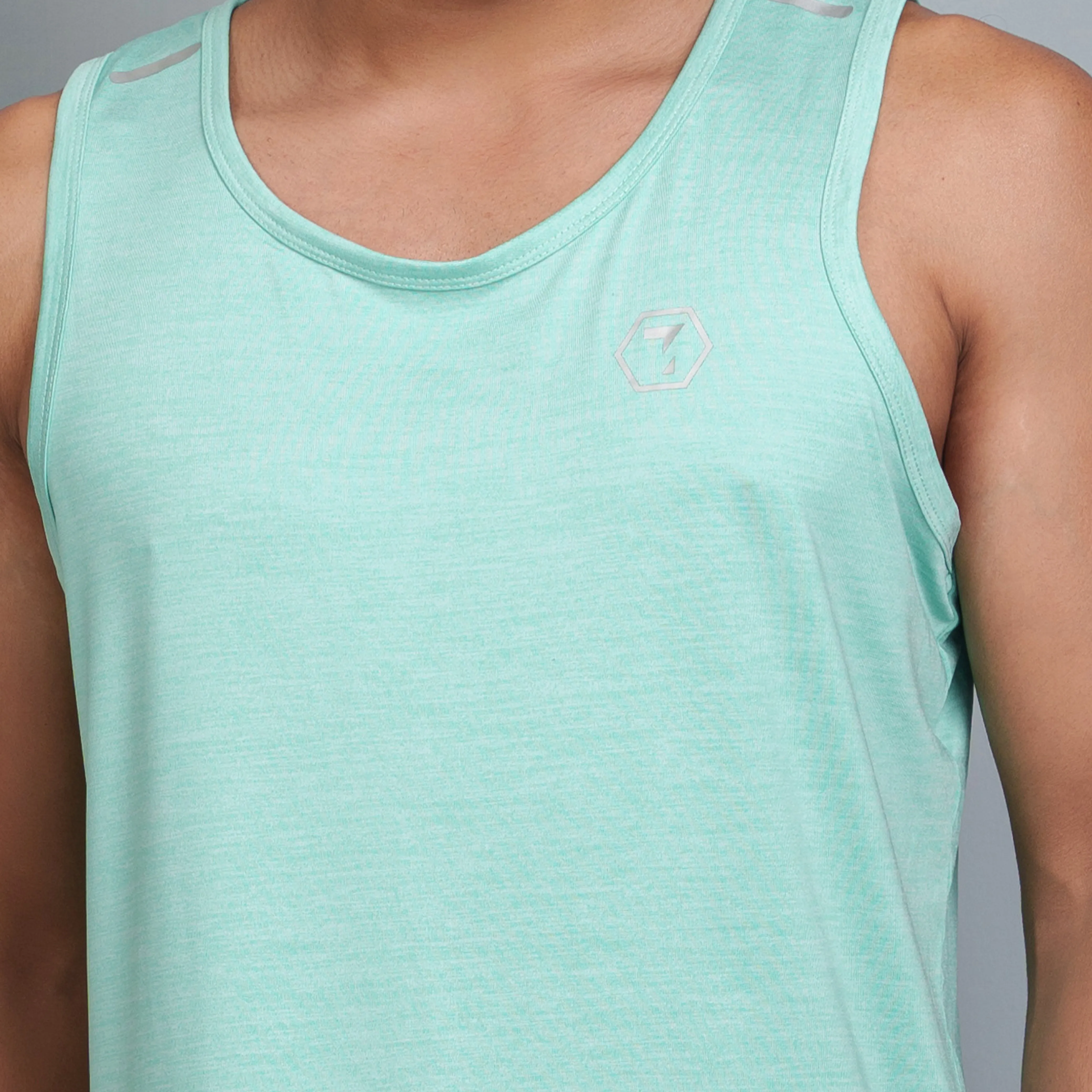 Mens Tank Top- Sea Green