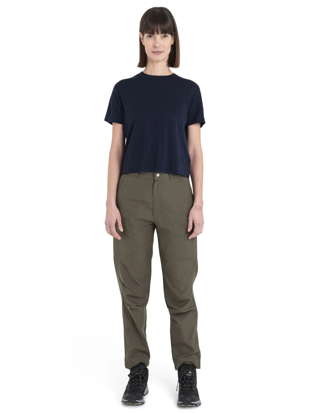 Merino 150 Tech Lite III Crop T-Shirt (Women's) - IB0A56Y2