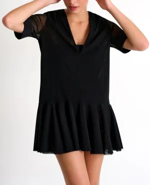 Mia Ready-To-Wear Tunic In Caviar - SHAN