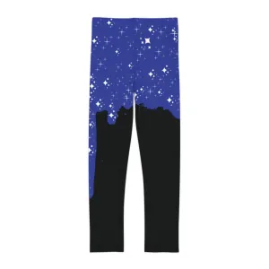 Midnight Galaxy - Drip Series - Kids Leggings