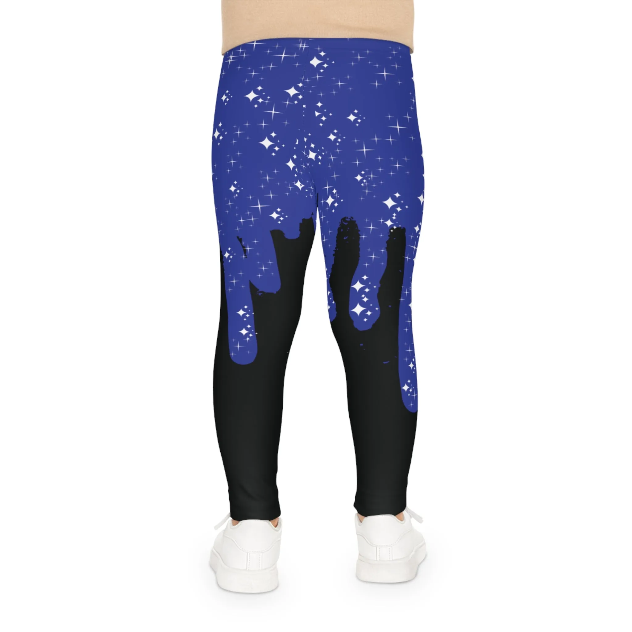 Midnight Galaxy - Drip Series - Kids Leggings