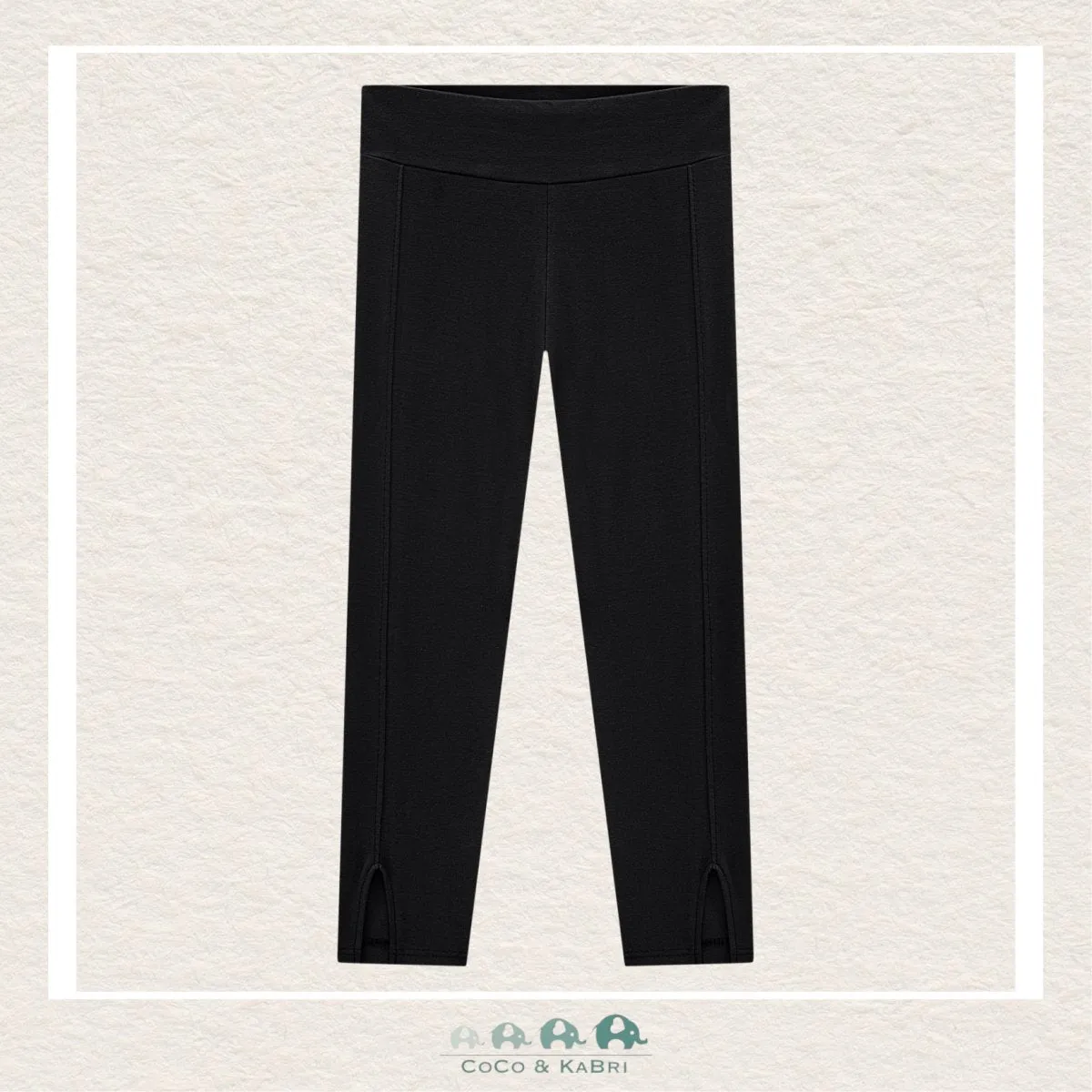 Milon Girls Black Jersey Leggings