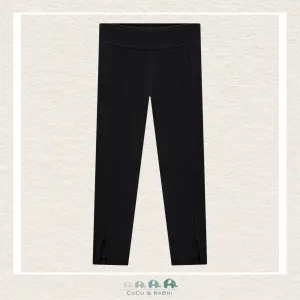 Milon Girls Black Jersey Leggings
