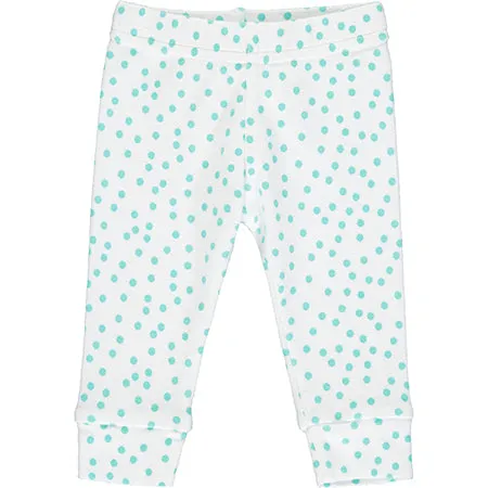 Mint Polka Dot Leggings - Retired