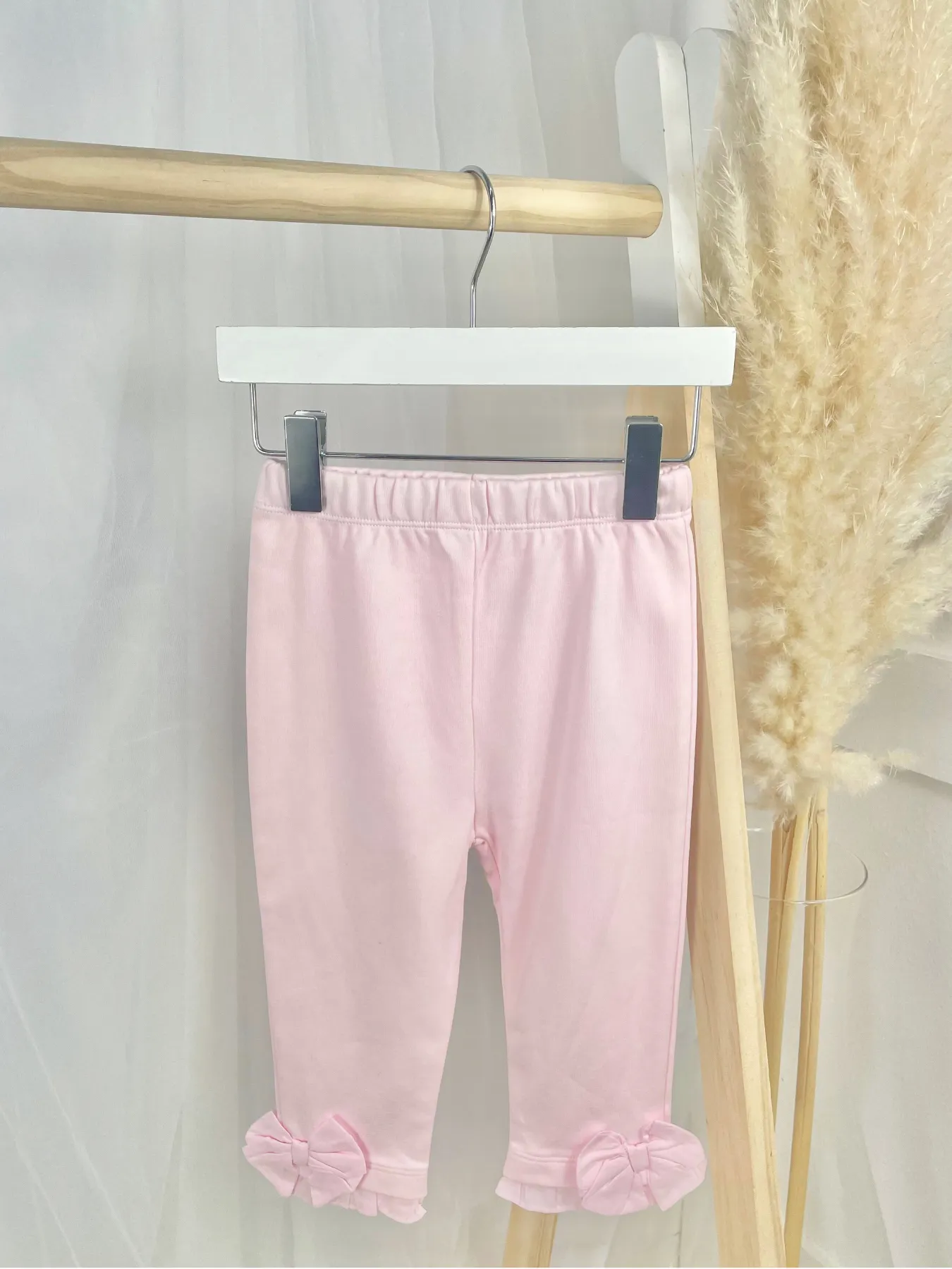 Mintini Baby Girl Pink Sparkle Legging Set