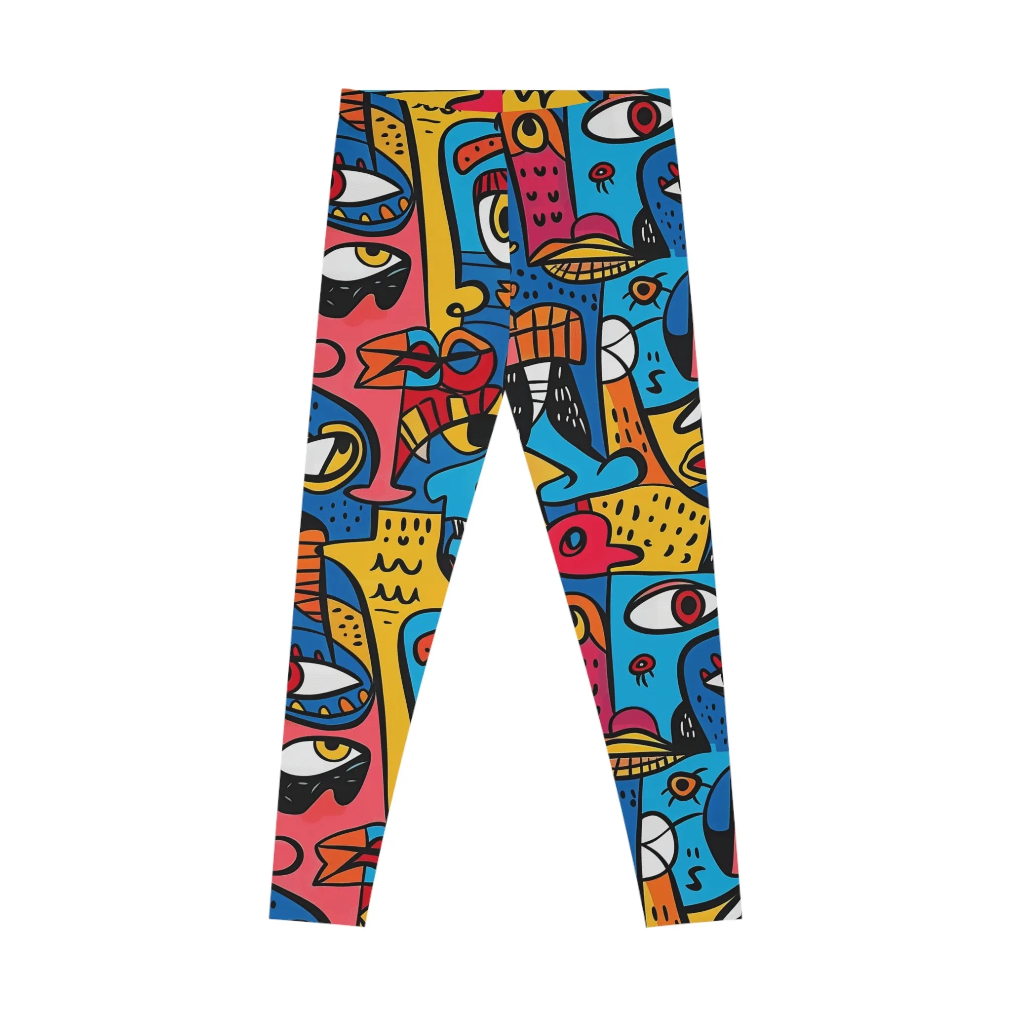 Modernist Flow Stretchy Leggings for Active Wear & Relaxation