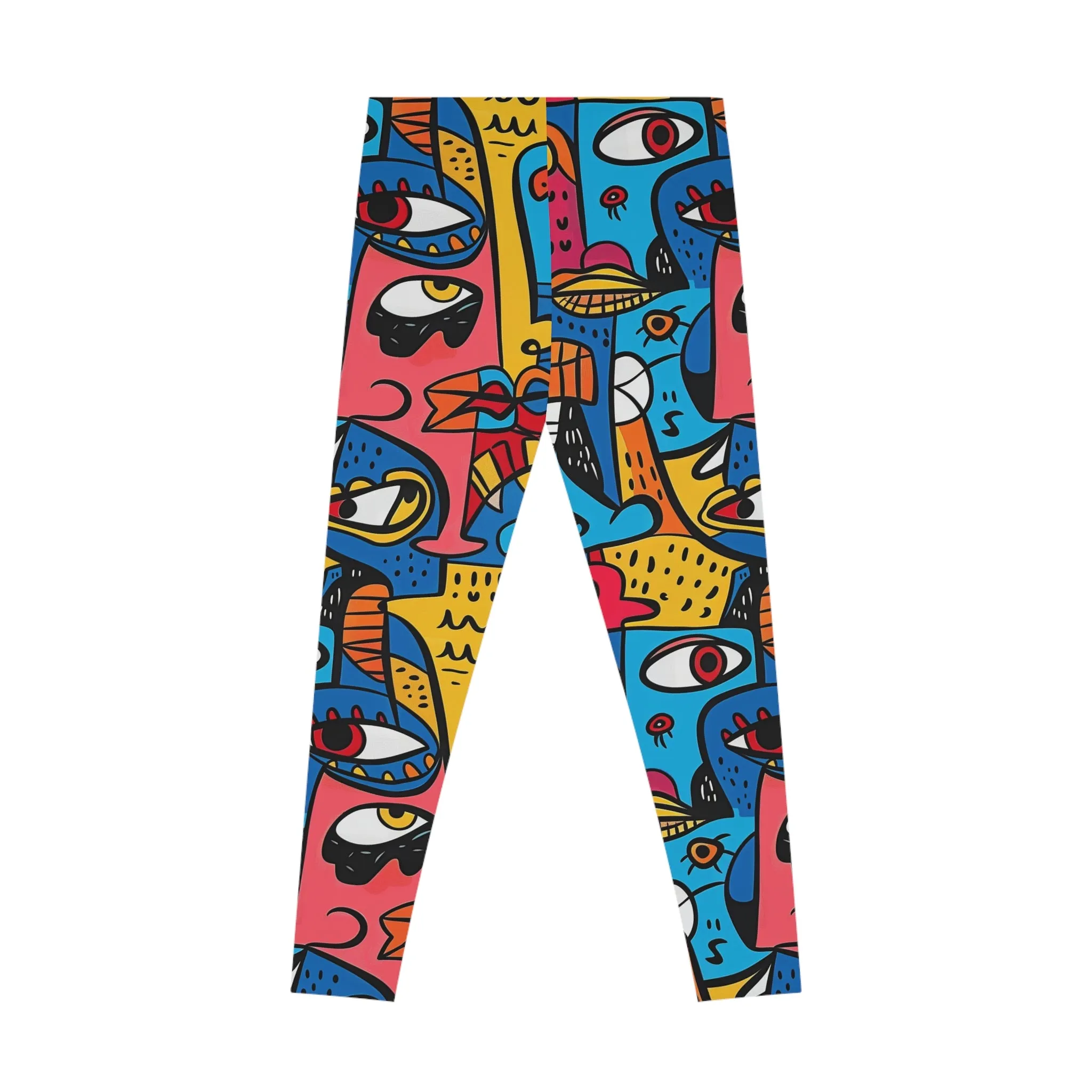 Modernist Flow Stretchy Leggings for Active Wear & Relaxation