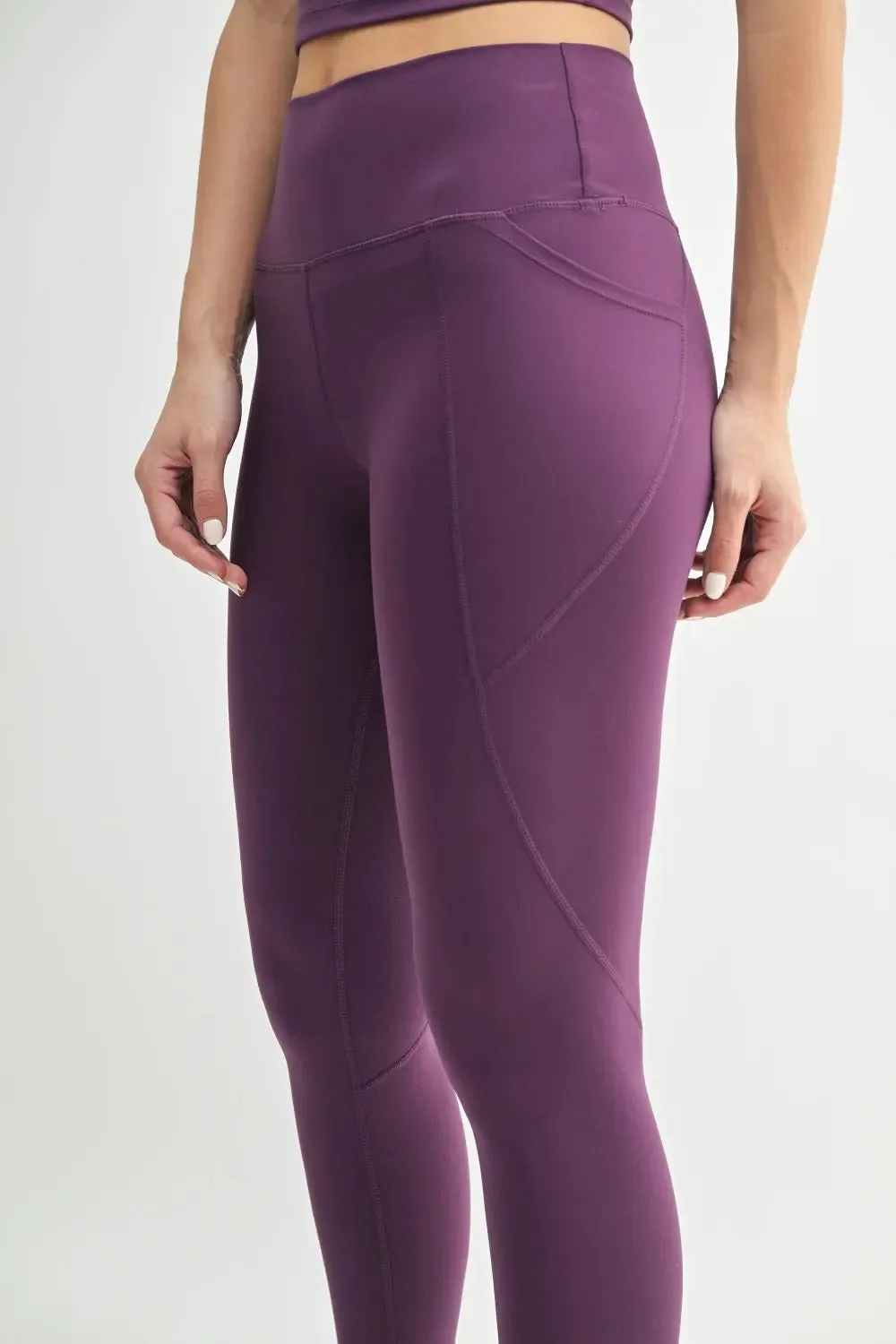 Mono B Venice High-Waisted Leggings – Soft, Sculpting & Ultra-Flattering