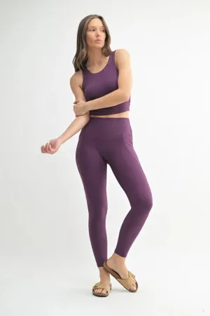 Mono B Venice High-Waisted Leggings – Soft, Sculpting & Ultra-Flattering