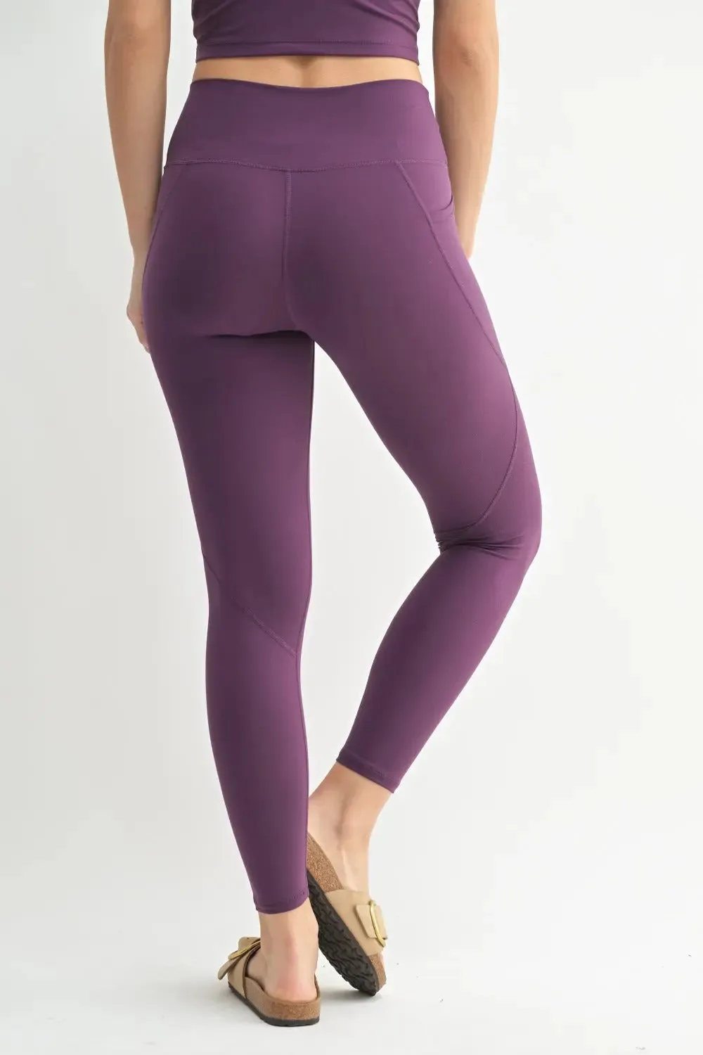 Mono B Venice High-Waisted Leggings – Soft, Sculpting & Ultra-Flattering