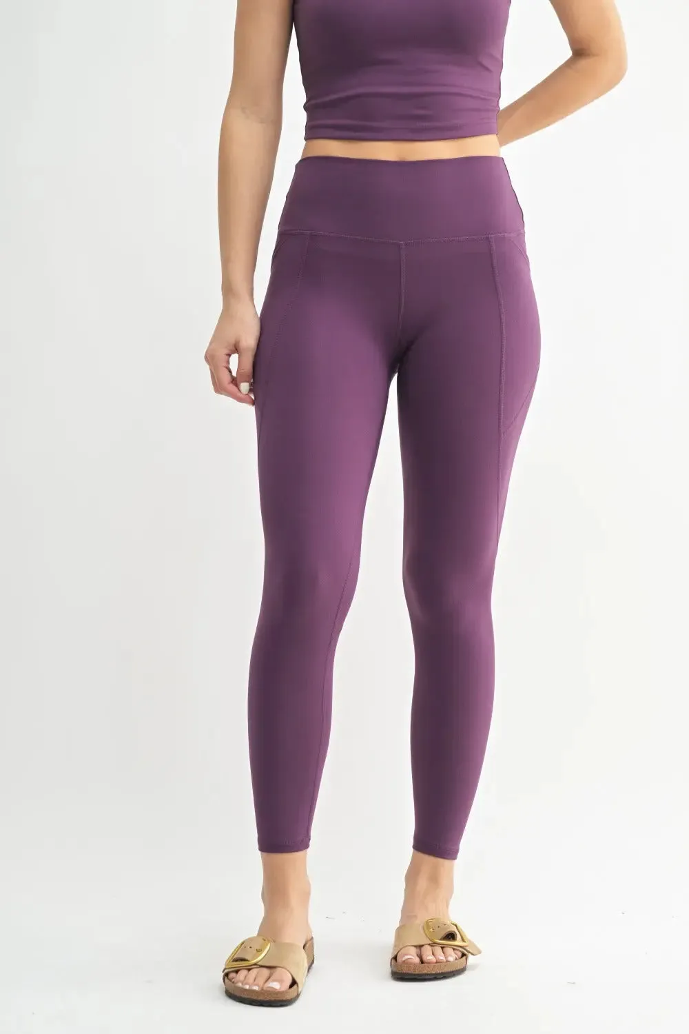 Mono B Venice High-Waisted Leggings – Soft, Sculpting & Ultra-Flattering